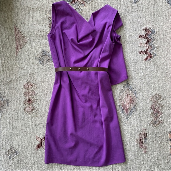 Ports 1961 Dresses & Skirts - Ports 1961 draped back dress in purple.